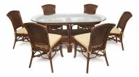 Комплект обеденный ANDREA GRAND (стол+6 кресел). Фото №1