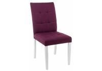 Стул деревянный Madina white / fabric purple Стул деревянный Madina white / fabric purple