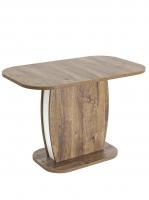 Стол Barrel 110-145*70 дуб Ка/белый фото Стол Barrel 110-145*70 дуб Ка/белый. Фото №1