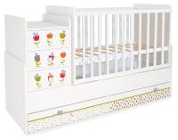 Кровать-трансформер Polini Kids Simple, белый