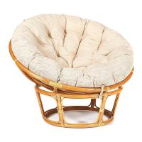 Кресло из ротанга Папасан (Papasan 23/01) + Подушка (Honey (мёд) фото Кресло из ротанга Папасан (Papasan 23/01) + Подушка (Honey (мёд)
