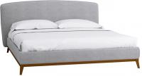 Кровать с ортопедическим основанием и ящиком Сканди Лайт 1.8 Грей
