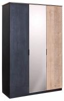 Трехдверный шкаф Cilek Black фото Трехдверный шкаф Cilek Black