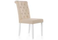 Стул деревянный Amelia white / fabric cream Стул деревянный Amelia white / fabric cream