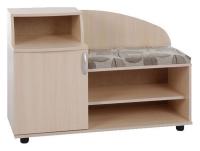 Тумба для прихожей Хит дуб млечный фото Тумба для прихожей Хит дуб млечный