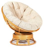 Кресло-качалка PAPASAN w 23/01 B / с подушкой / Honey (мед), ткань Старт