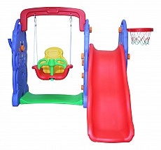 Комлекс игровой Слоник ZK009-1, красный, синий фото Комлекс игровой Слоник ZK009-1, красный, синий. Фото №2