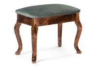 Банкетка Лусте орех / зеленая фото Банкетка Лусте орех / зеленая. Фото №1