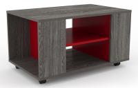 Стол журнальный Capri НМ 011.42 Ярко-красный/Ясень Анкор темный (KR) фото Стол журнальный Capri НМ 011.42 Ярко-красный/Ясень Анкор темный (KR)