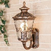 Diadema U черное золото уличный настенный светильник GLYF-8046U фото Diadema U черное золото уличный настенный светильник GLYF-8046U. Фото №1