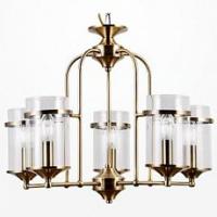 Подвесная люстра Eurosvet Consul 60040/5 античная бронза. Фото №1