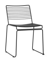 Стул обеденный Danny черный с черной подушкой. Фото №1