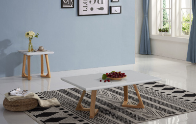 Стол журнальный J1692A Белый/Ясень фото Стол журнальный J1692A Белый/Ясень. Фото №4