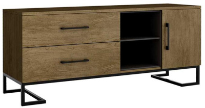 ТВ-тумба Loft Дуб табак/Графит. Фото №2