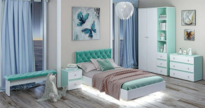 Тумбочка Тифани,белый. Фото