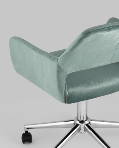 Кресло офисное Ross велюр морской. Фото №8