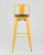 Стул барный TOLIX WOOD со спинкой желтый. Фото №4
