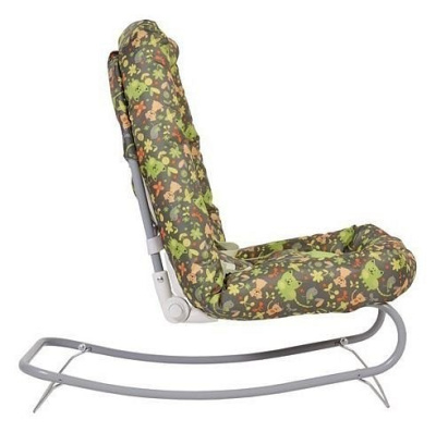 Шезлонг детский Polini kids Веселые животные, зеленый. Фото №5