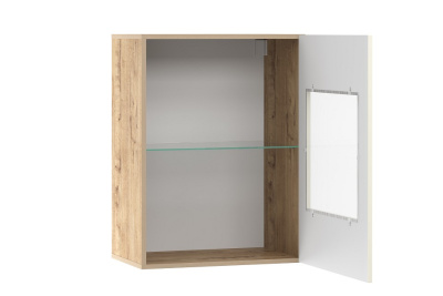 Шкаф навесной  Livorno НМ 011.30-01, Софт Панакота, Дуб Бунратти. Фото №2