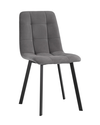 Стул Oliver Square велюр темно-серый. Фото №2