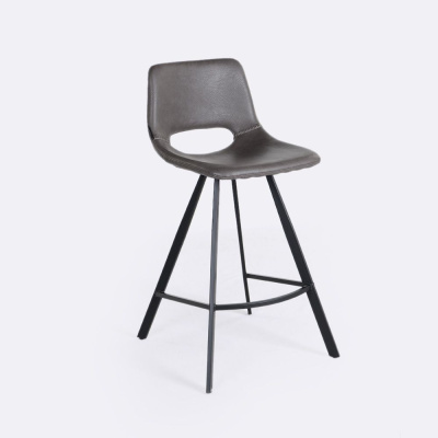 Стул барный  Аликанте темно-серый фото Стул барный  Аликанте темно-серый. Фото №2