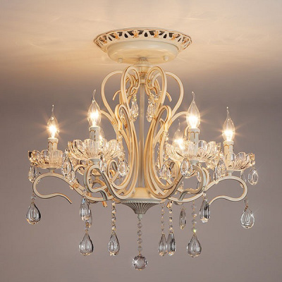 Потолочная люстра Eurosvet Etna 12205/6 белый Strotskis фото Потолочная люстра Eurosvet Etna 12205/6 белый Strotskis. Фото №2