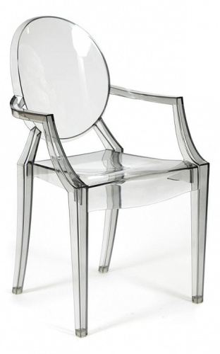 Кресло Secret De Maison MEDALION  (mod. 922) пластик, 56,5*53,2*92,5см, серый (поставляется по 4 шт). Фото №1