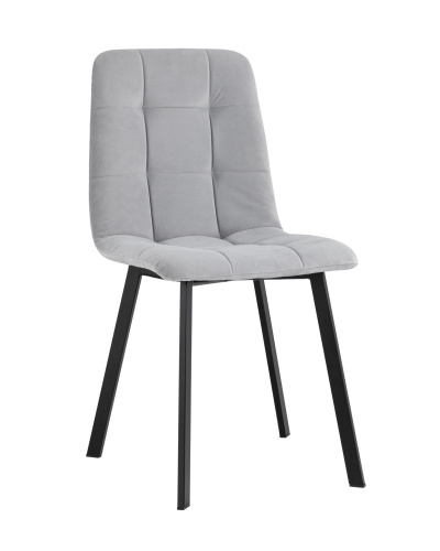 Стул Oliver Square велюр светло-серый. Фото №1