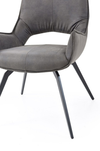 Стул DC1241 серый/черный. Фото №12