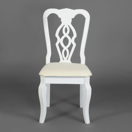 Стул - Афродита/ Aphrodite дерево гевея, 46х54х99см, pure white (белый 2-1) (поставляется только по 2 шт). Фото №2