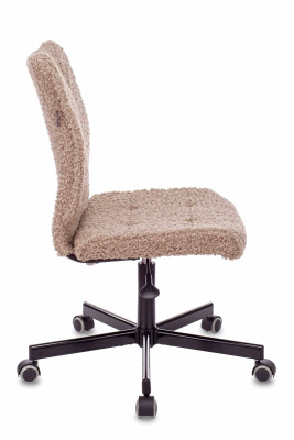 Кресло Бюрократ CH-330M коралловый экомех крестовина металл черный. Фото