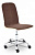 Кресло RIO флок/кож/зам , коричневый/бежевый, 6/36-34