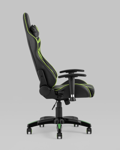 Кресло игровое TopChairs Corvette зеленое. Фото №4