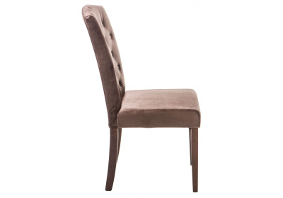 Стул деревянный Menson dark walnut / fabric brown фото Стул деревянный Menson dark walnut / fabric brown. Фото