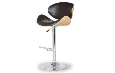 Стул барный JY1076 коричневый. Фото №2