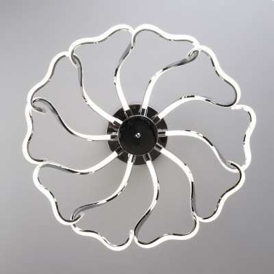 Потолочная люстра Eurosvet Begonia 90095/10 хром 100W фото Потолочная люстра Eurosvet Begonia 90095/10 хром 100W. Фото №2