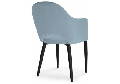 Стул Vener light blue / black. Фото