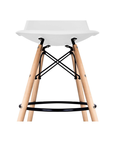 Стул барный DSW, белый. Фото №7