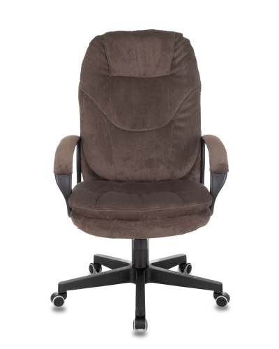 Кресло руководителя Бюрократ CH-868N Fabric коричневый Light-10 крестовина пластик. Фото №4