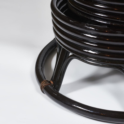 Кресло-качалка плетёное Papasan 23/01B + Подушка Antique brown фото Кресло-качалка плетёное Papasan 23/01B + Подушка Antique brown. Фото