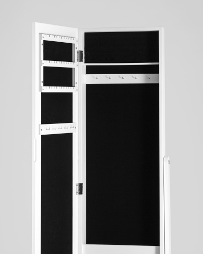 Зеркало-шкаф напольное Godrick для украшений белое. Фото №8