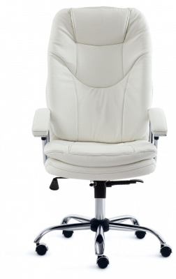 Кресло SOFTY LUX  кож/зам, белый, 36-01. Фото №2