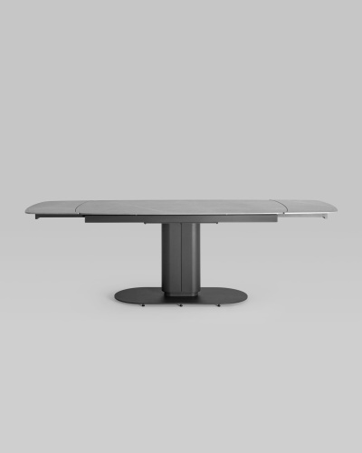 Стол обеденный Глория раскладной 170-250*90 керамика серая. Фото №5