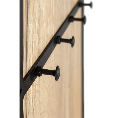 Панель для прихожей с вешалкой Loft Дуб Натур фото Панель для прихожей с вешалкой Loft Дуб Натур. Фото №5