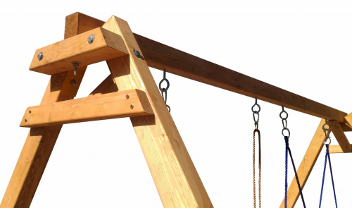 Качели детские Р911-26, коричневый. Фото №5