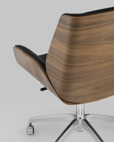 Кресло офисное TopChairs Crown черное. Фото №8