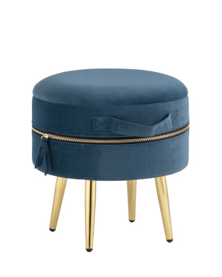 Пуф Тильда велюр сине-зеленый. Фото №2