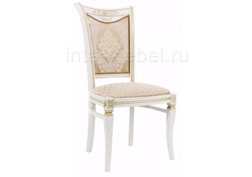 Стул деревянный Mariano молочный патина. Фото №1