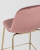 Стул полубарный Валенсия велюр розовый золотые ножки фото Стул полубарный Валенсия велюр розовый золотые ножки. Фото №8