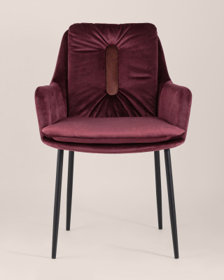 Кресло Саманта велюр бордовый фото Кресло Саманта велюр бордовый. Фото №5